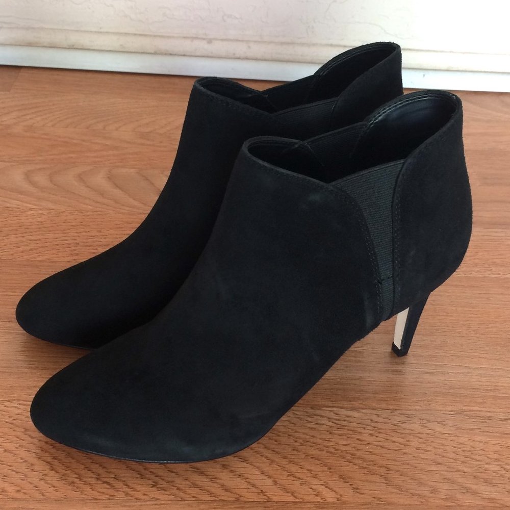 Andre Black Stiletto Heel Ankle Boots
